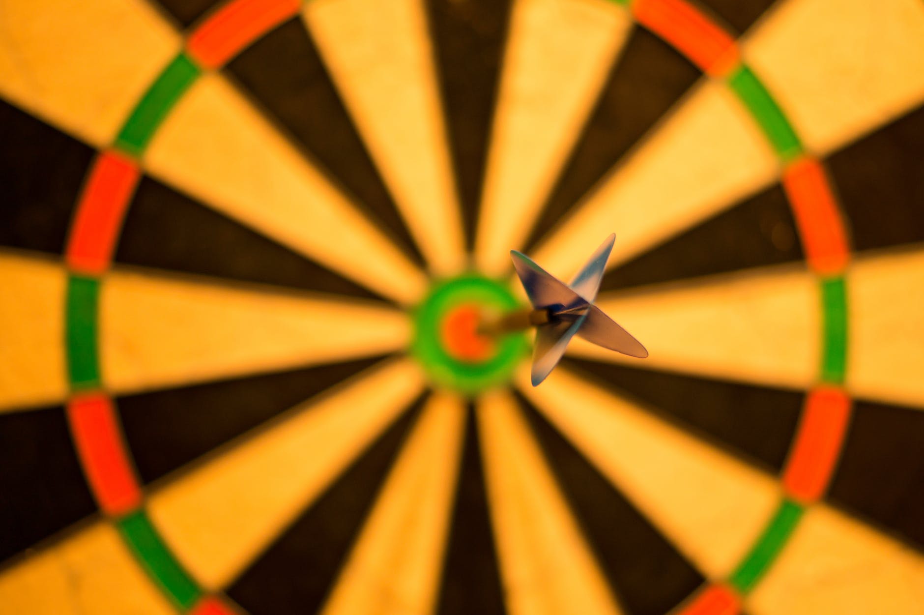 setting goals for yourself requires planning and a desired outcome (much like a game of darts!)